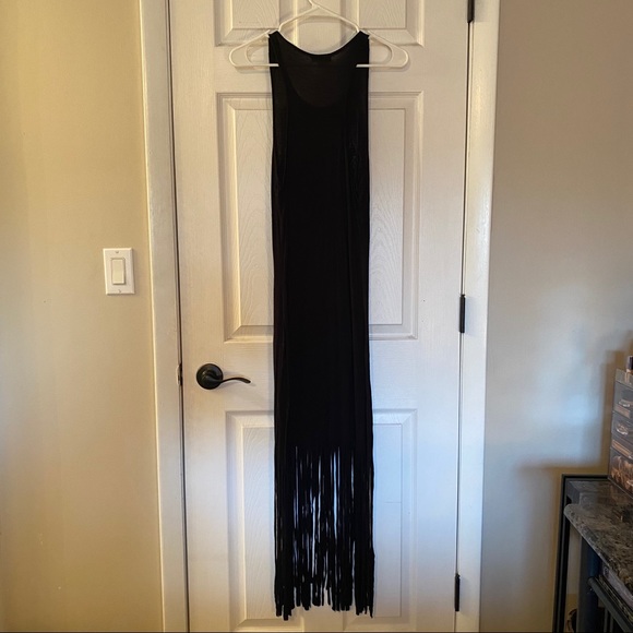 Skull Fringe Maxi Dress - Picture 3 of 3